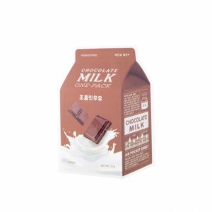 A’PIEU – Masque en feuille Milk One Pack – Chocolate