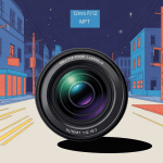 Illustration grand angle lumineux 12mm f 1.2 mft