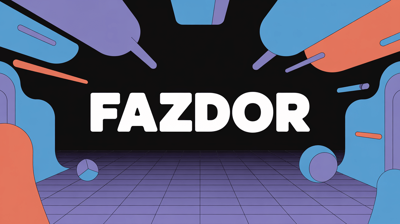 Illustration vectorielle fazdor style numérique créatif