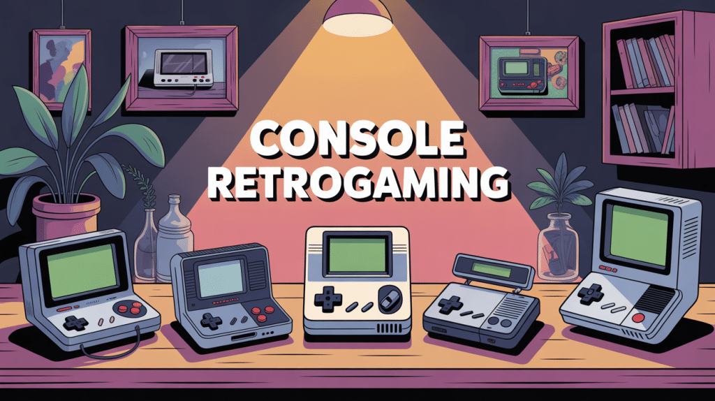 meilleurs consoles retrogaming illustration décor nostalgique