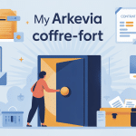 My Arkevia coffre-fort illustration gestion sécurisée documents administratifs