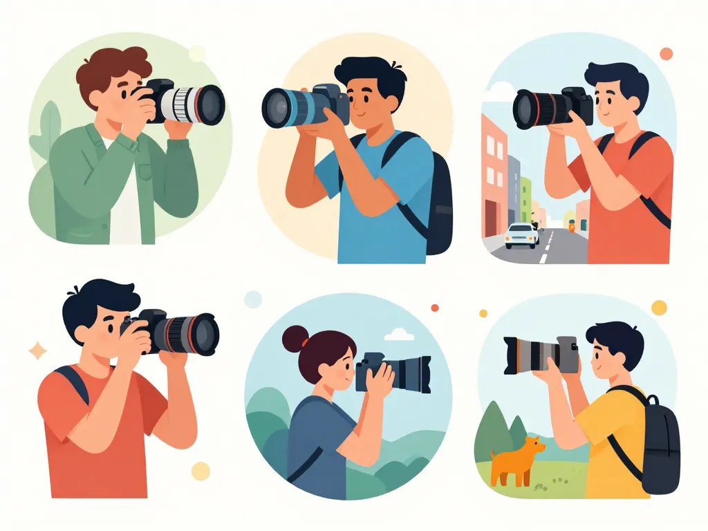 Objectif pour Fuji selon style photographie illustration