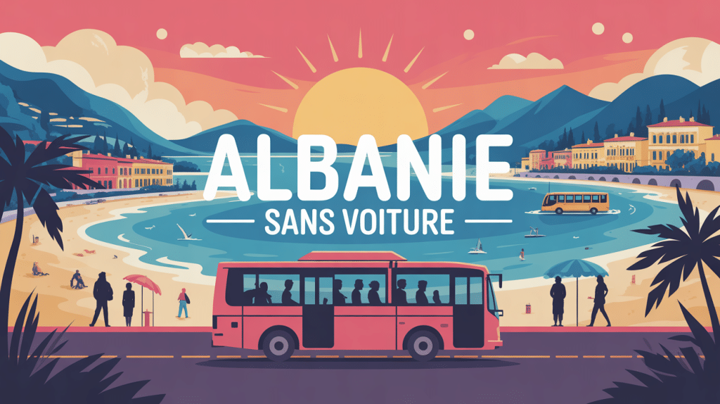 Voyage Albanie en une semaine sans voiture, illustration transport local
