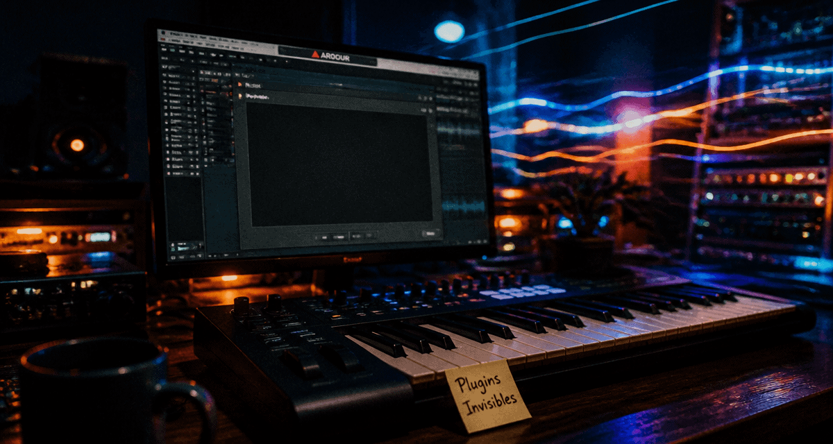 ardour n affiche pas mes vst sur linux, plugins invisibles
