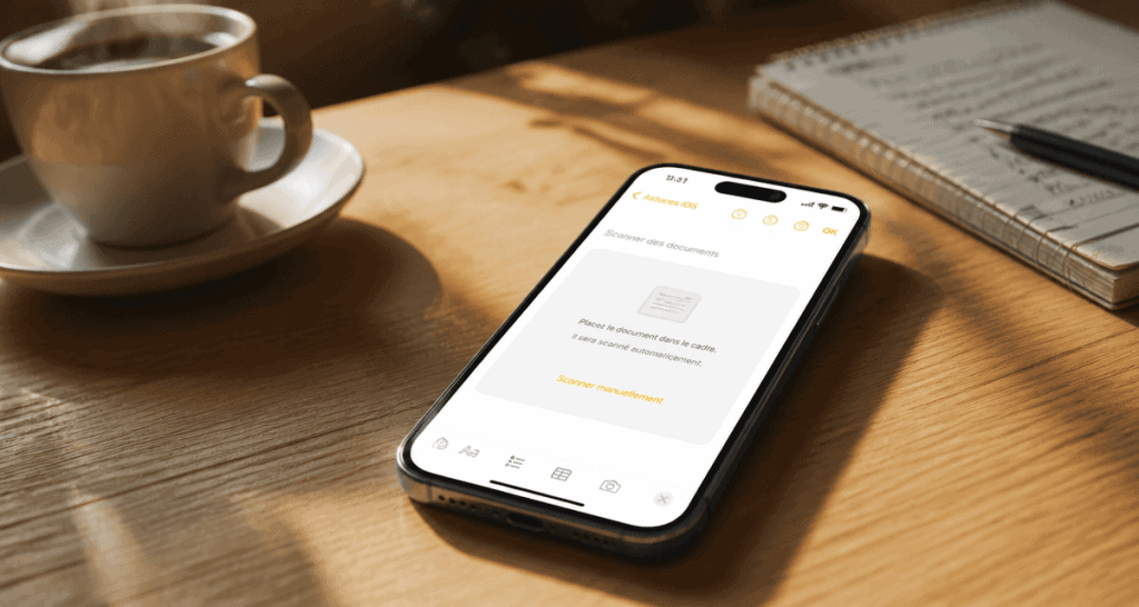 Astuce pour iPhone scanner des documents