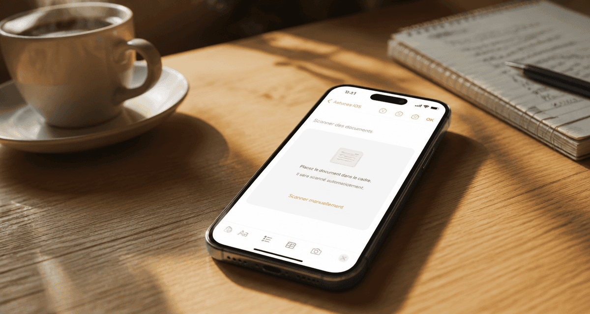 Astuce pour iPhone scanner des documents