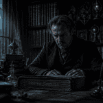 bibliothèque lovecraftien érudit grimoire