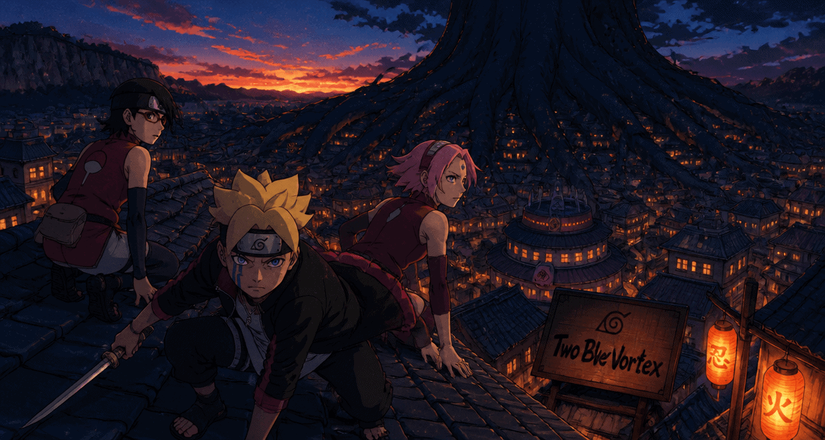 boruto two blue vortex 14 sakura sarada konoha racines