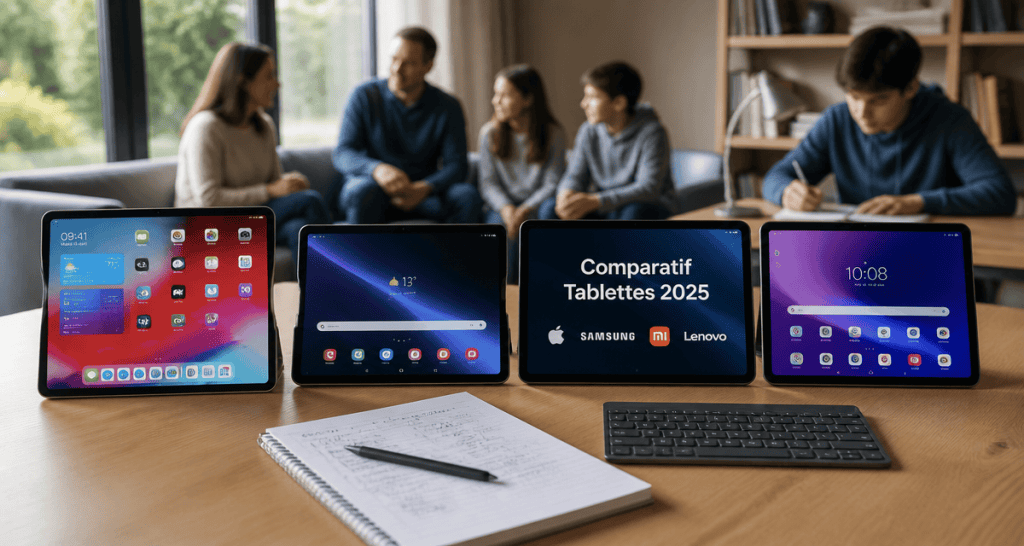 comparatif tablette 10 pouces iPad Samsung Xiaomi Lenovo
