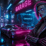 cyberpunk 2.2 voiture personnalisée garage Night City