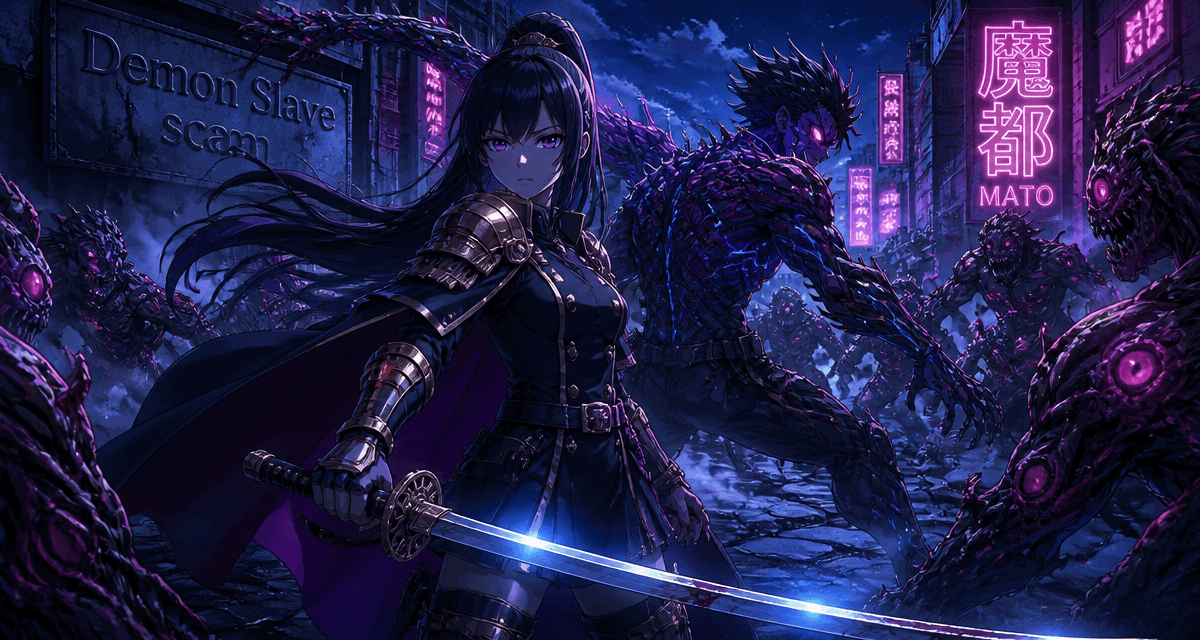 Demon Slave scan Kyôka et Yûki affrontent des monstres