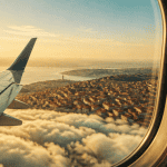 durée vol paris lisbonne vue hublot avion