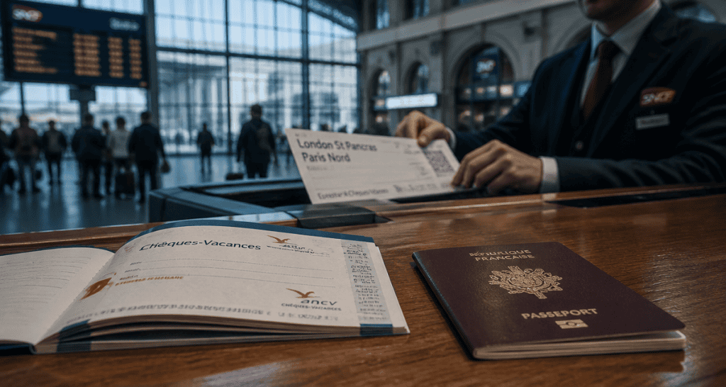 eurostar et cheques vacances comptoir sncf