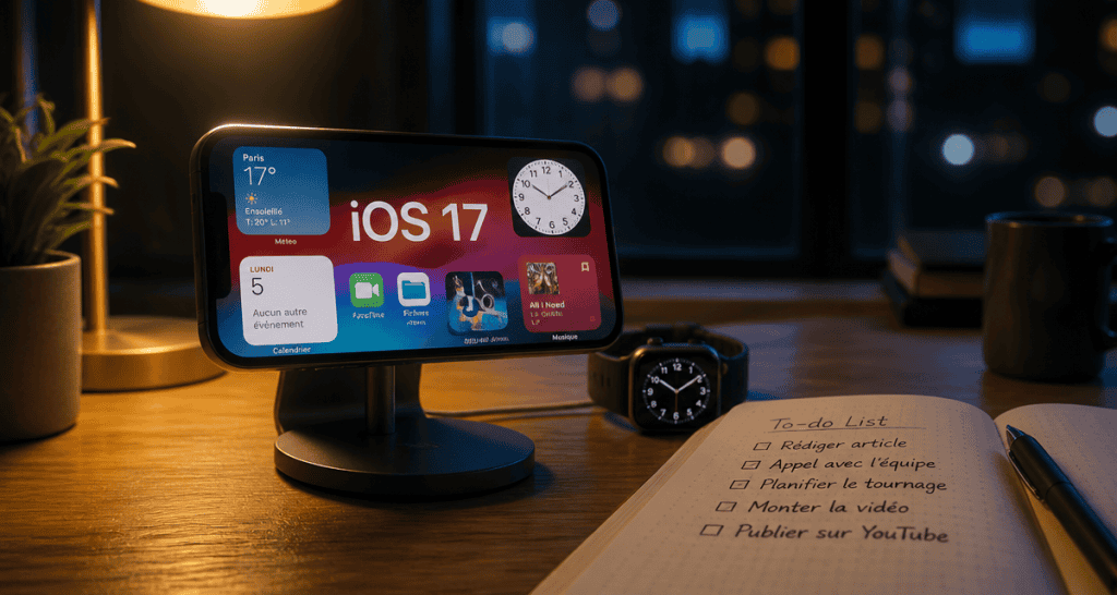 quand sort ios 17 sur iPhone MagSafe et widgets
