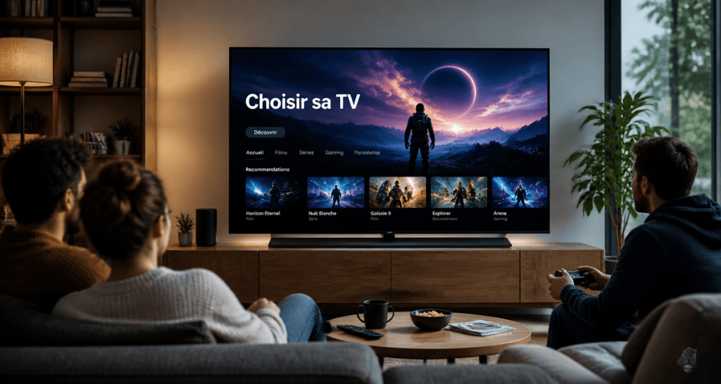 quelle technologie tv choisir dans salon moderne
