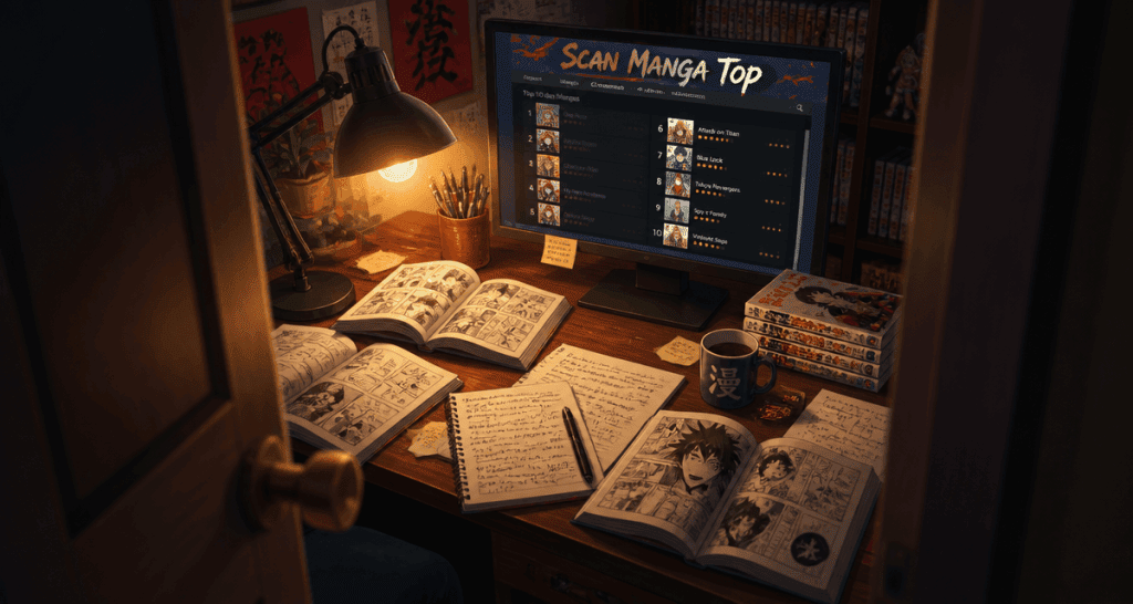 Scan Manga Top classement manga sur bureau