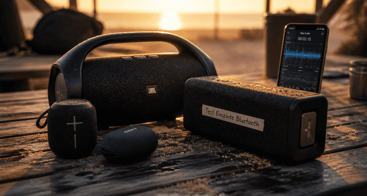 test enceinte bluetooth plusieurs modèles extérieur