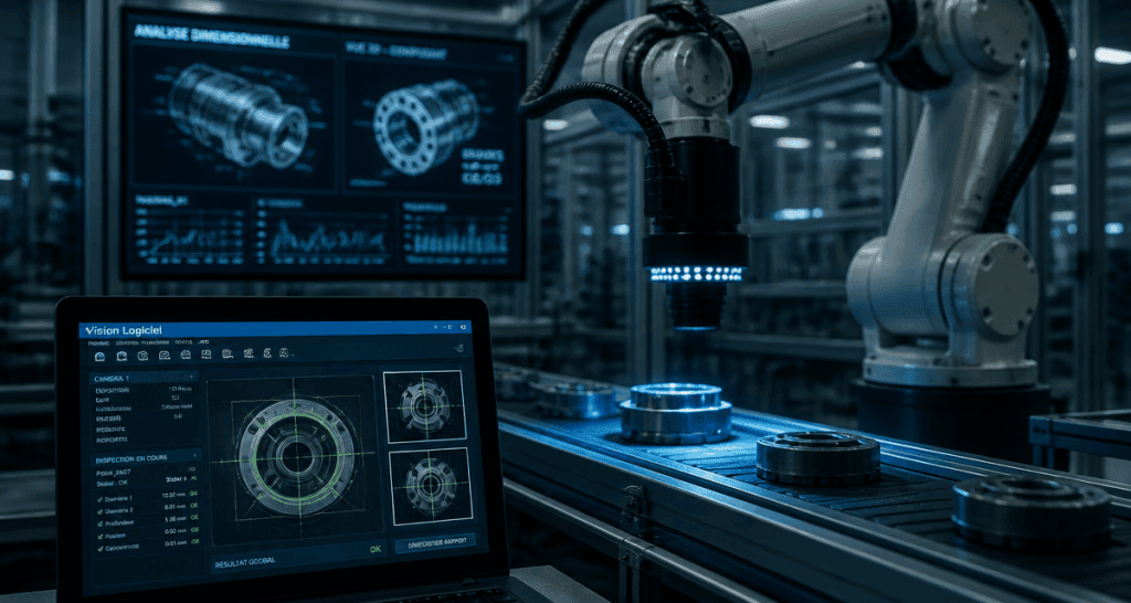 vision logiciel bras robotisé usine