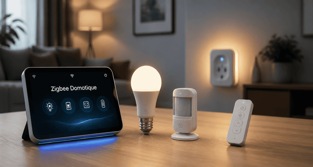 zigbee domotique objets connectés salon