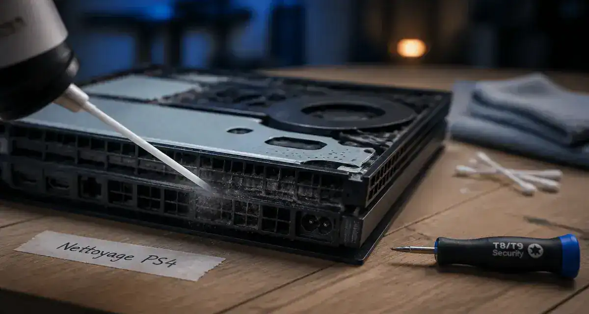 Comment nettoyer sa PS4 pour réduire surchauffe et bruit