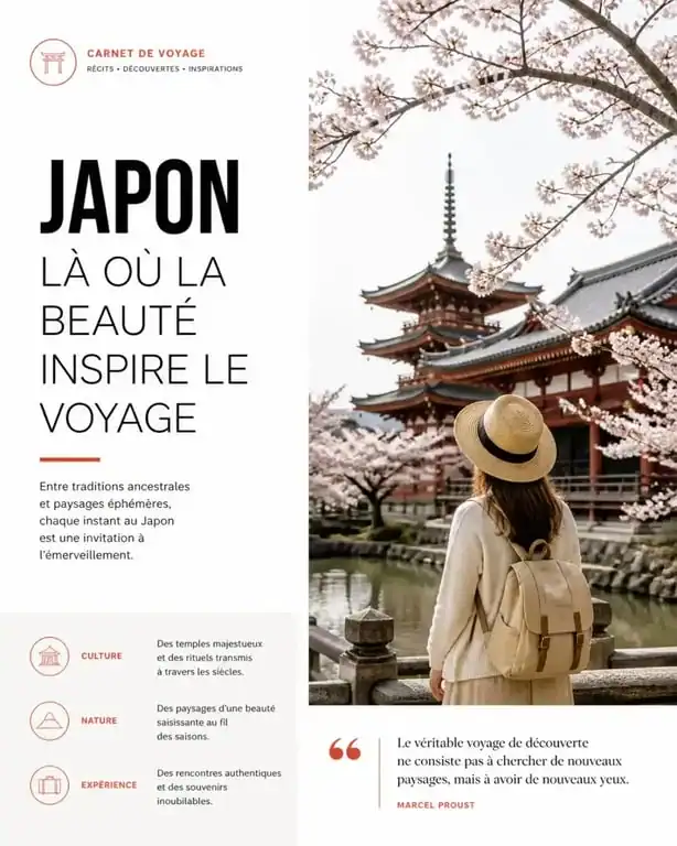 Femme voyageant seule au Japon visitant un temple traditionnel, conseils pour voyager au Japon en tant que femme.