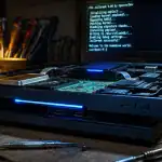 jailbreak playstation ps4 ouverte sur établi