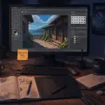 Nommez une alternative libre au logiciel propriétaire Adobe Photoshop, GIMP affiché sur écran