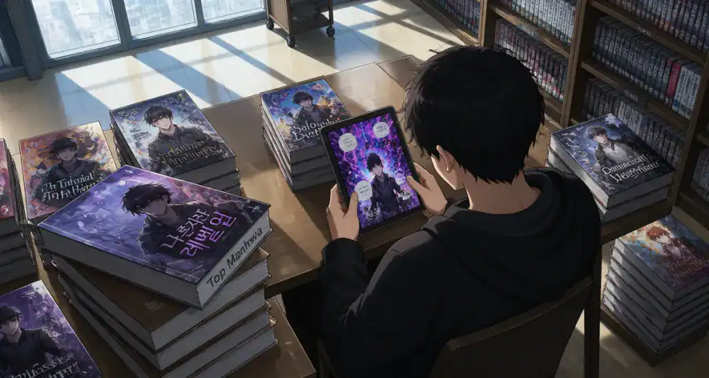 Top manhwa lecteur tablette bibliothèque