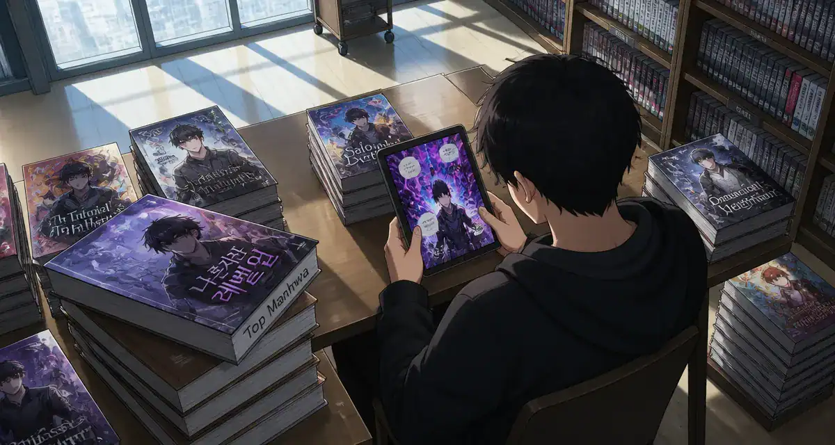 Top manhwa lecteur tablette bibliothèque