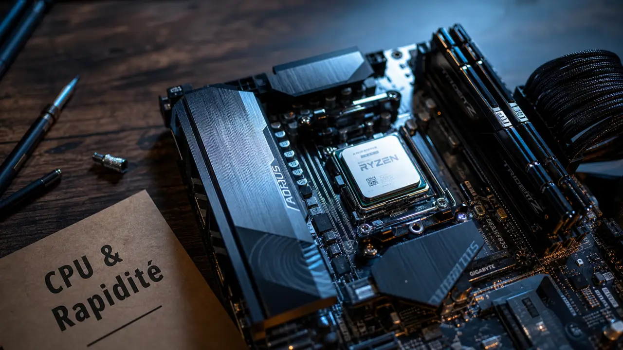 À quoi sert un processeur : CPU sur carte mère, exécute et accélère