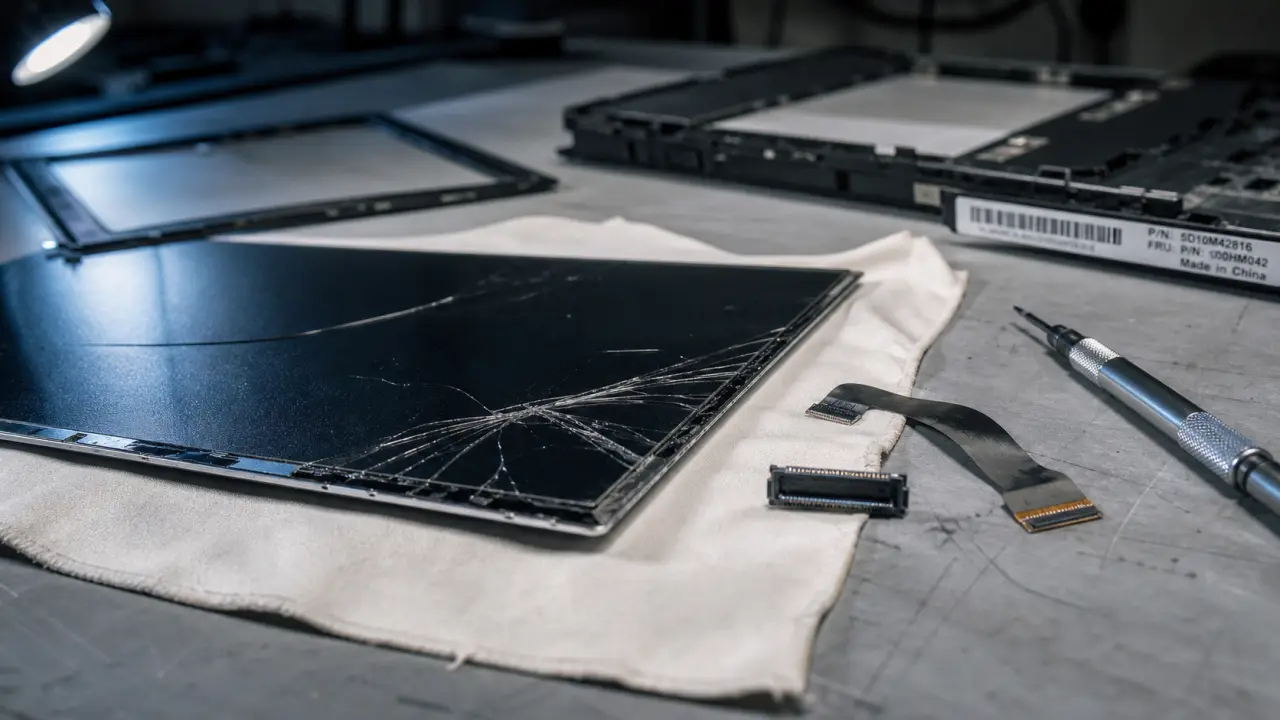 ecran dalle pc portable : connecteur et résolution, tactile