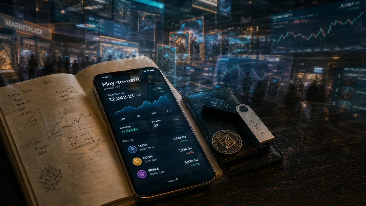 Jeux play-to-earn : smartphone, portefeuille crypto et jeton pour choisir un jeu fiable