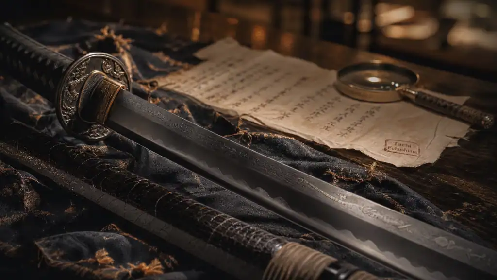 Katana le plus cher au monde : tachi ancien estimé à 100 millions