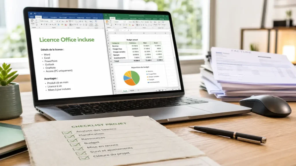 Office inclus, préinstallé ou en essai : le vrai choix pour un ordinateur portable prêt à l’emploi