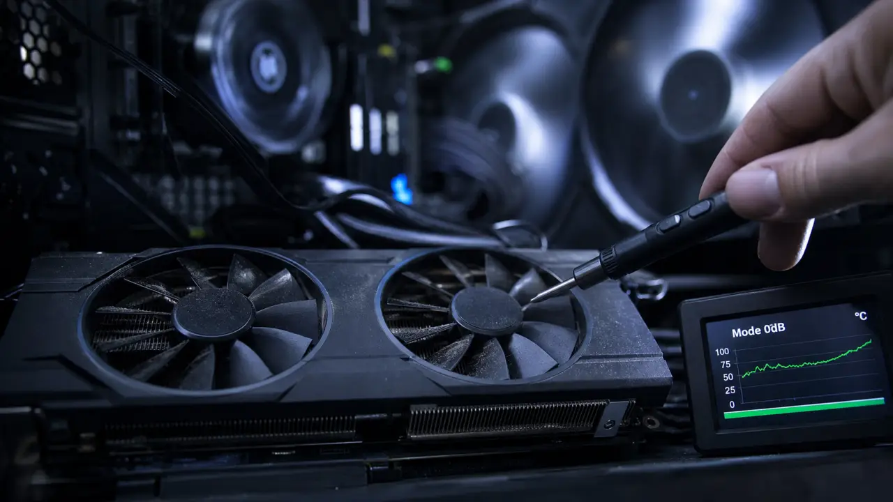 Mode 0dB : pourquoi les ventilateurs de la carte graphique ne tournent pas