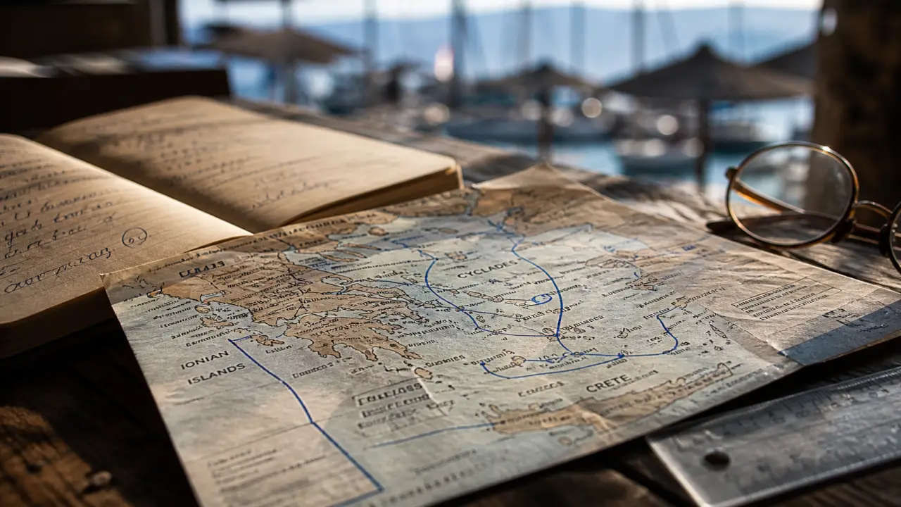 Carte des iles grecques : repérer Cyclades, Crète et Ioniennes
