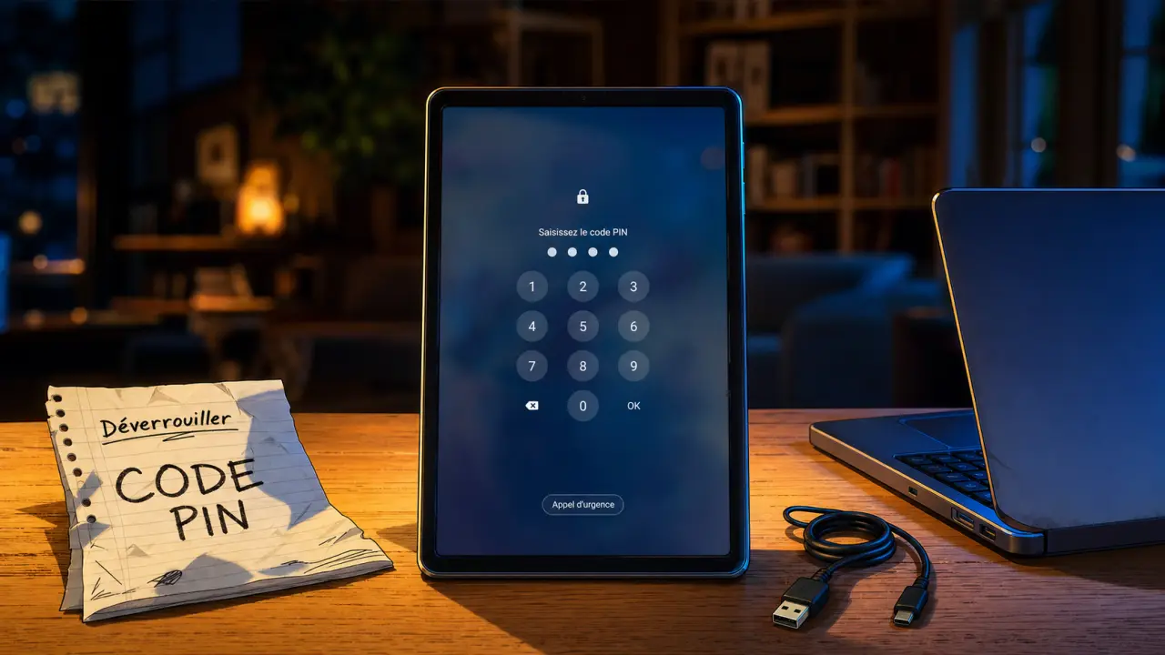 Comment débloquer tablette : écran verrouillé Android, Google, Samsung, ADB