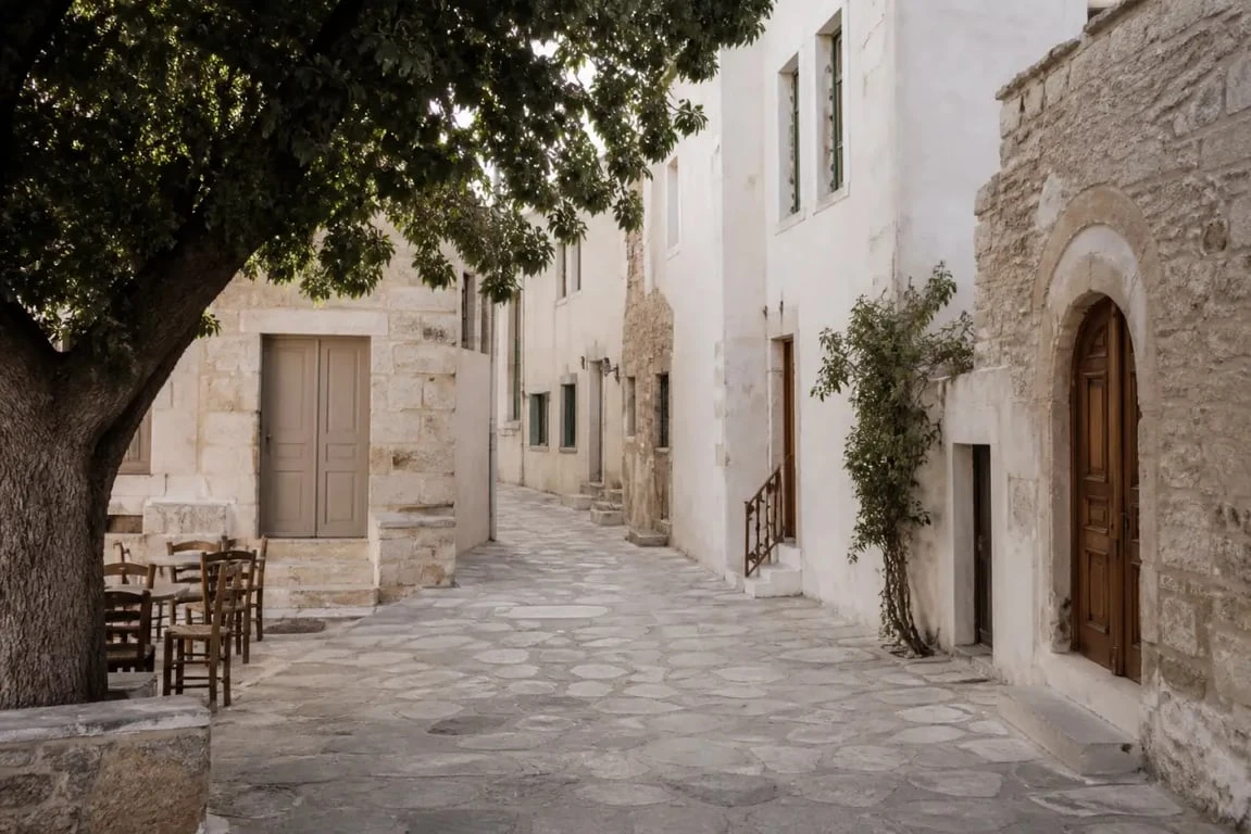 Les plus beaux villages de Naxos : atmosphère paisible de Chalkio