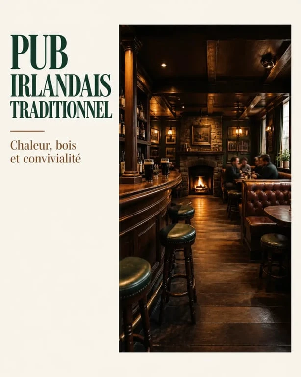 Ambiance conviviale d'un pub traditionnel dans le guide voyage Irlande