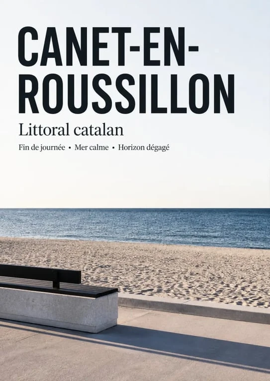 Que faire à Perpignan : plage de Canet-en-Roussillon au bord de la Méditerranée