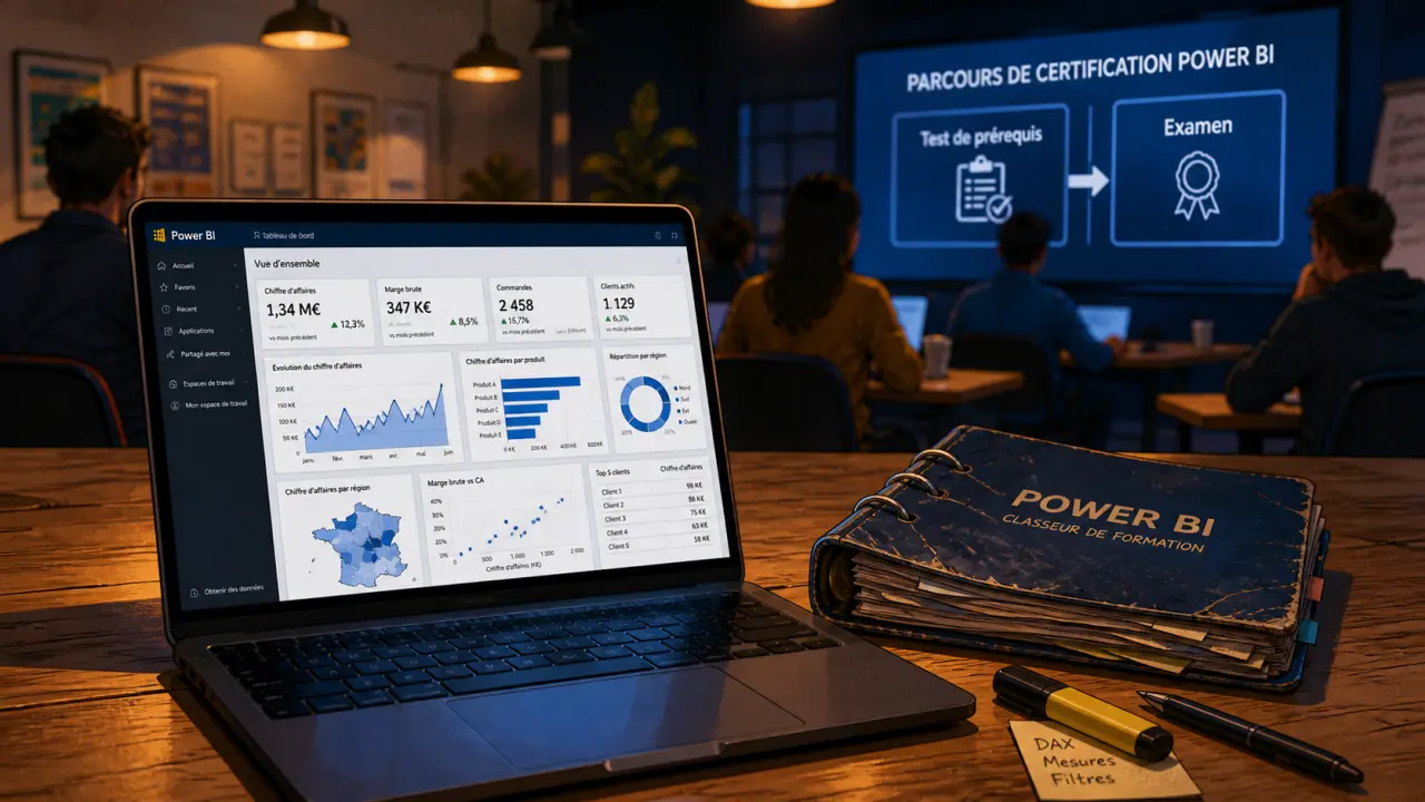 Formation power bi certifiante : choisir Microsoft, TOSA ou CPF