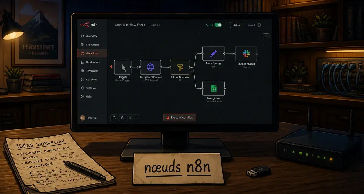 n8n c est quoi : interface workflow no-code et souveraineté numérique