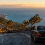Road trip albanie 6 jours : route sinueuse au col de Llogara