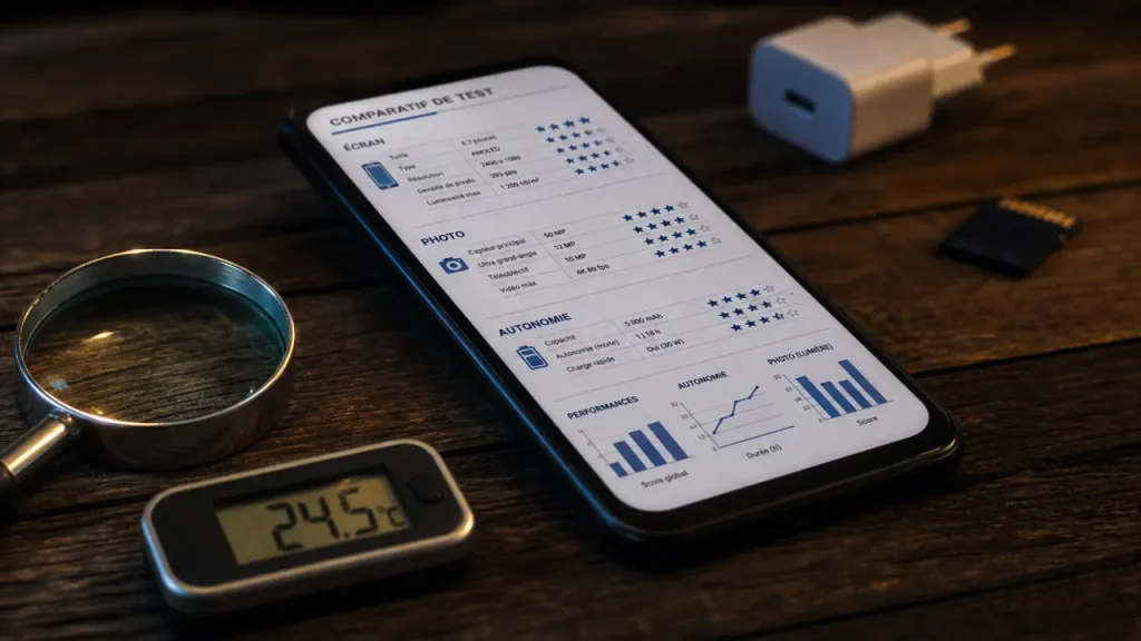Test smartphone 2026 : photo, autonomie et mises à jour, les critères qui évitent le mauvais achat
