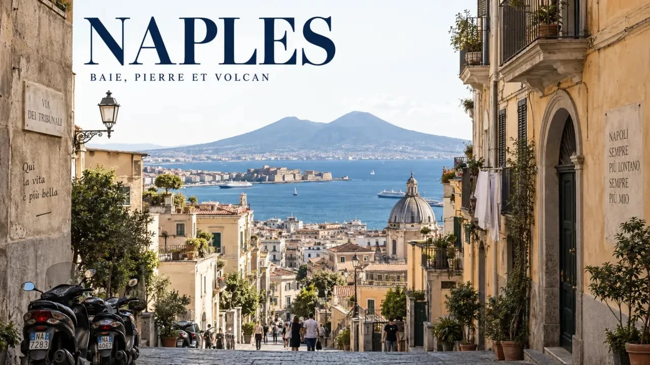 Ville en Italie à visiter : Naples, sa baie et le Vésuve