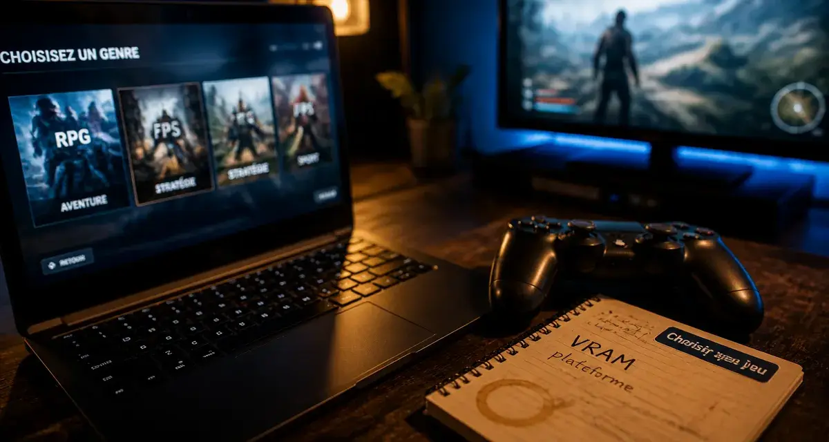 Jeux pour vidéo : choix PC ou console, style de jeu