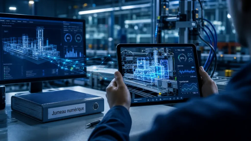 Jumeau numérique industriel : réplique virtuelle connectée et levier concret de l’usine 4.0