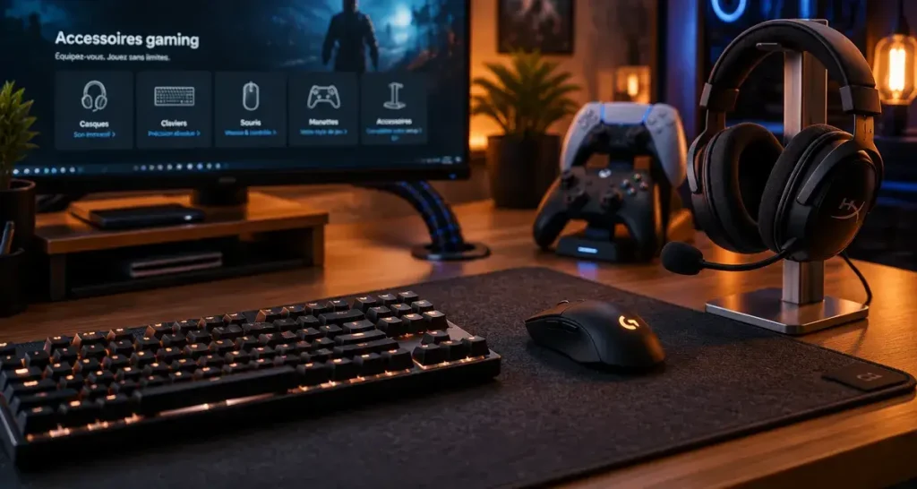 Les accessoires gaming qui améliorent vraiment le confort, la précision et l’organisation