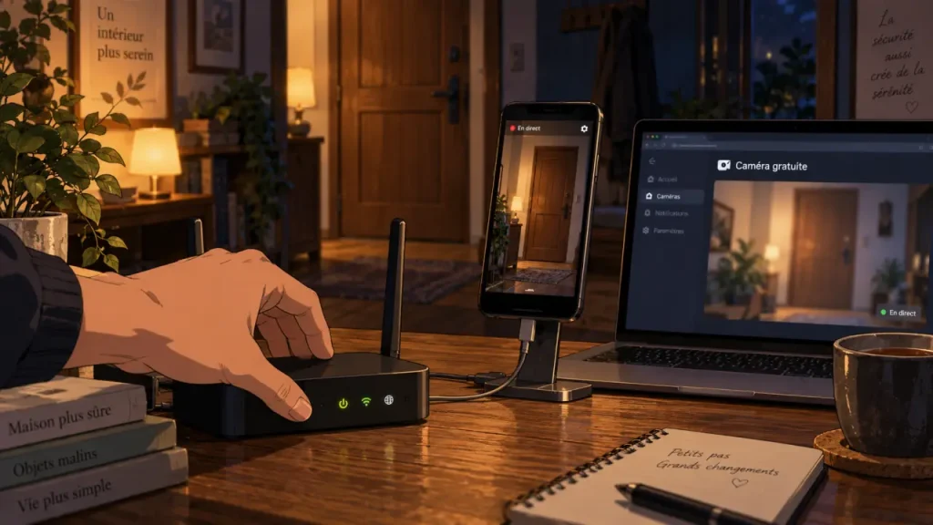 Application caméra de surveillance gratuite : choisissez selon votre matériel, pas selon le cloud