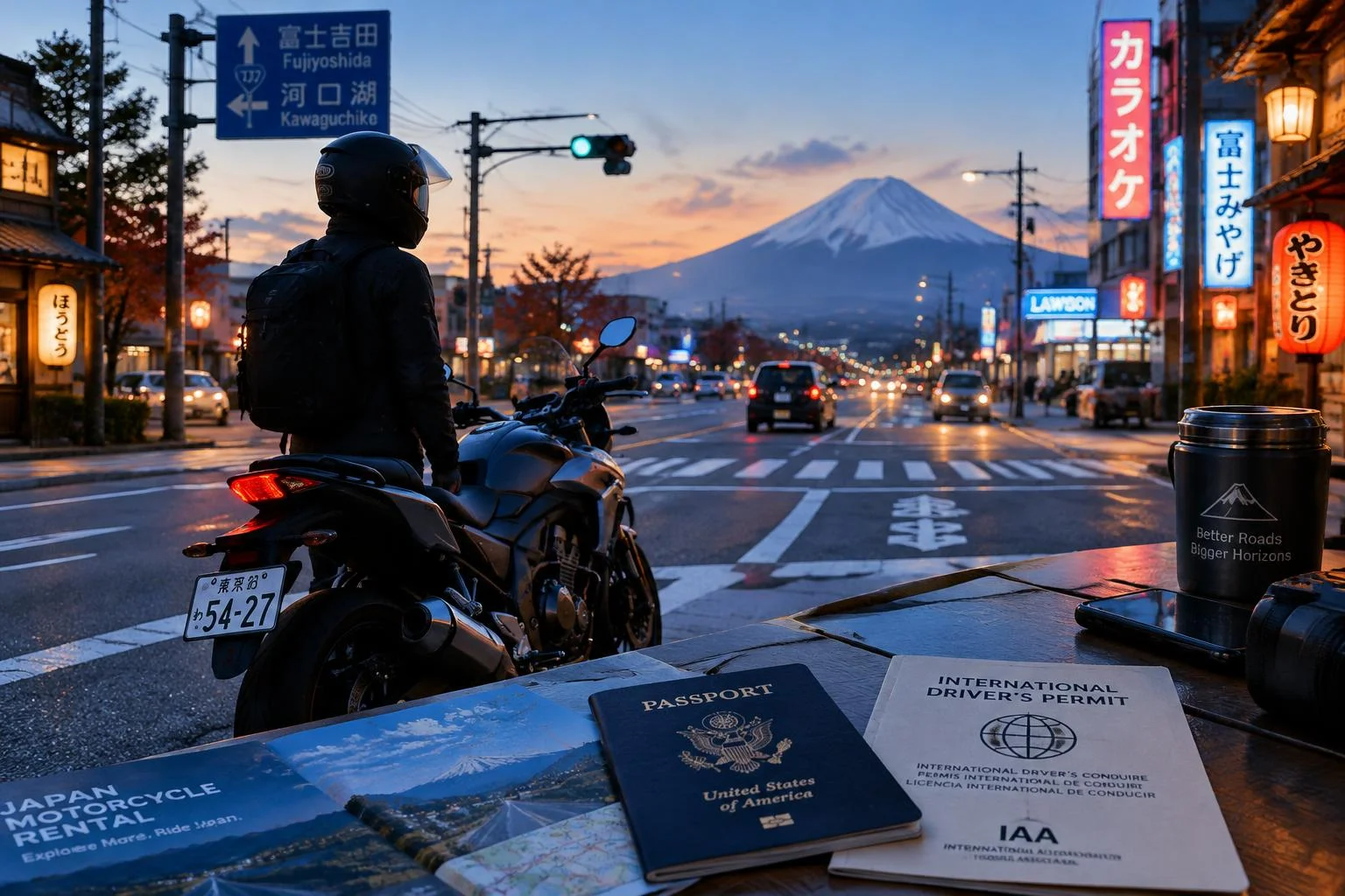 Moto au Japon : permis traduit, tout ce qui compte